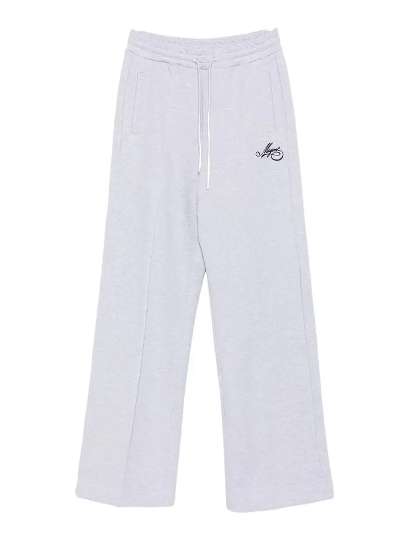 Pantaloni con logo a gamba larga Grigio