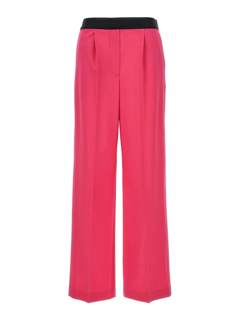. Pantaloni con pinces davanti Fucsia
