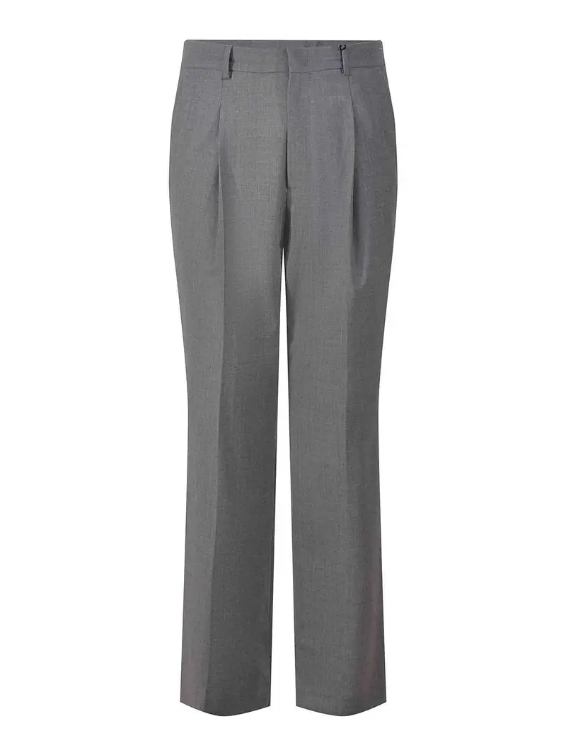 . Pantaloni di lana msgm Grigio Chiaro