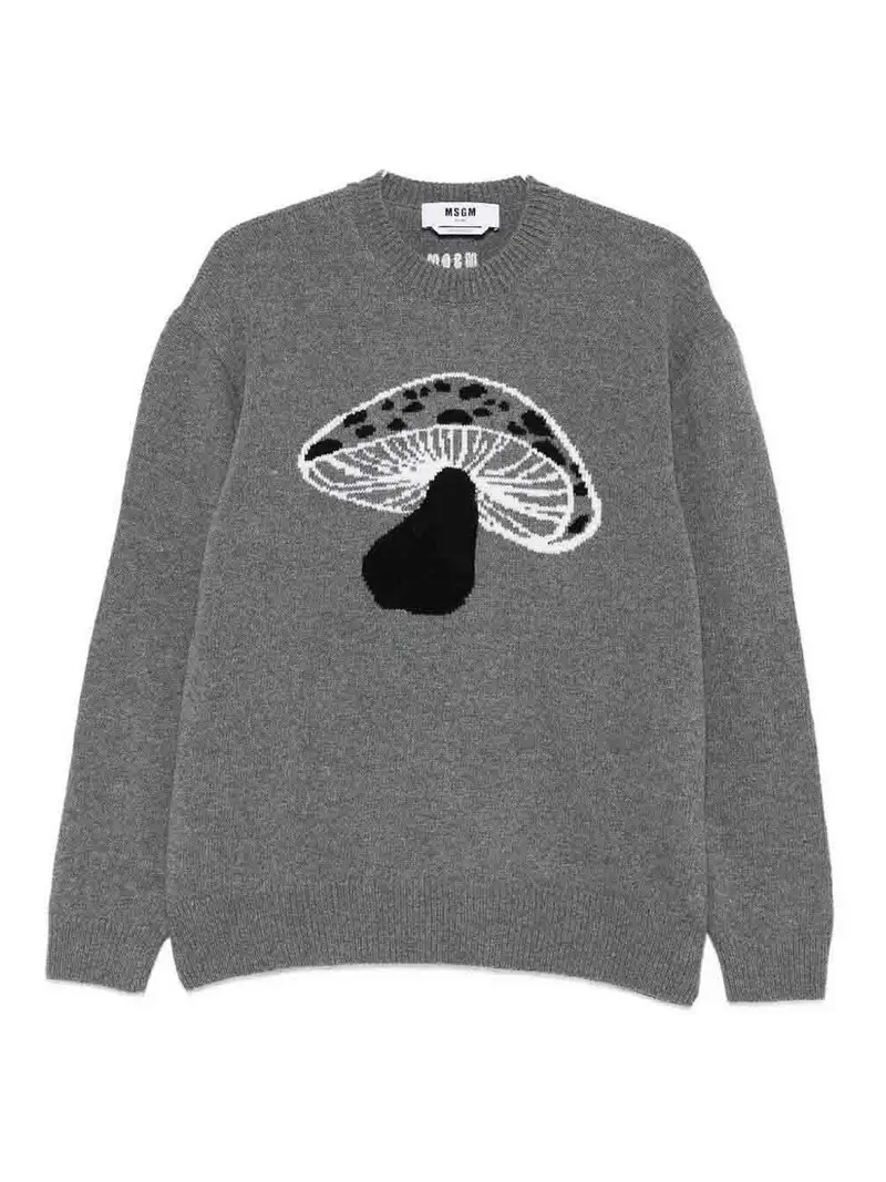 . Pullover con miscela Grigio