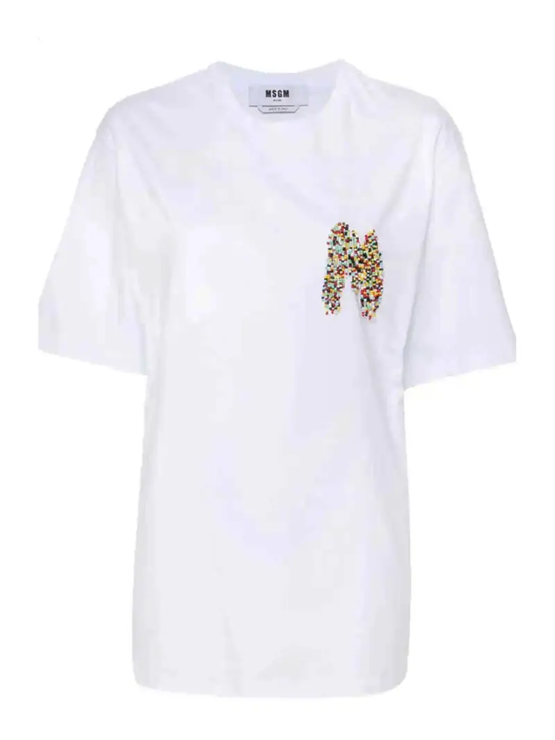 MSGM T-shirt Bianco 3261205