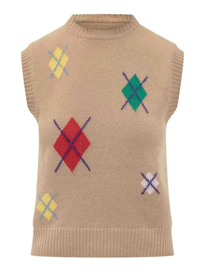 MSGM Top Beige 4161783