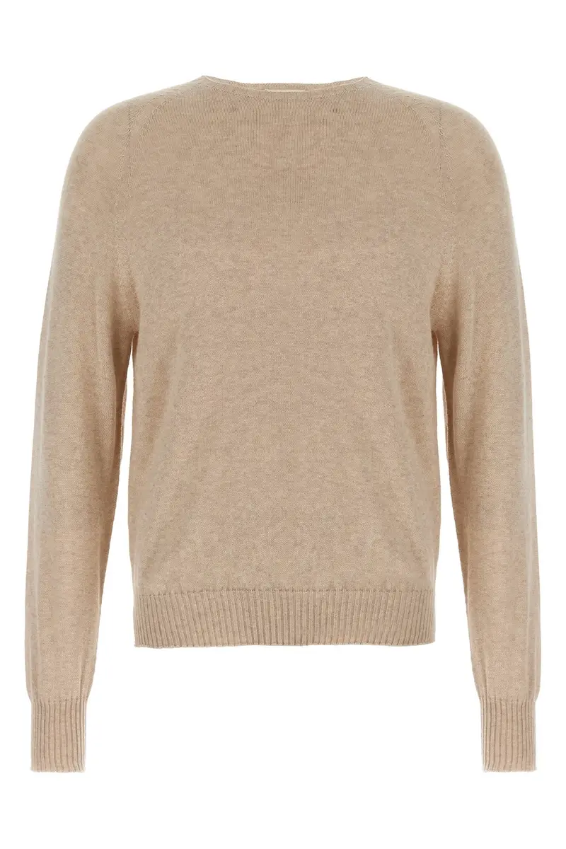 Maglia Cotone Cashmere Beige
