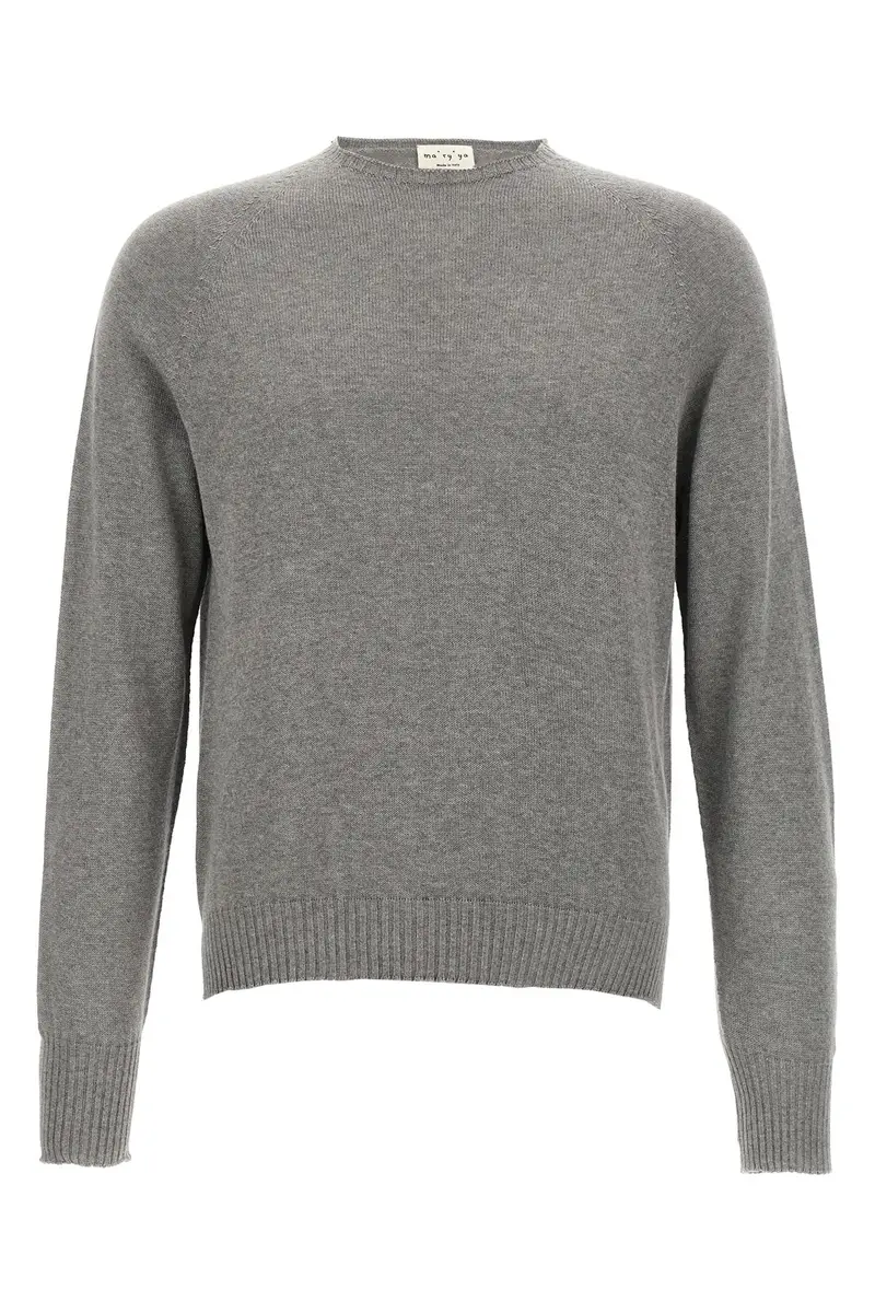 Maglia Cotone Cashmere Grigio