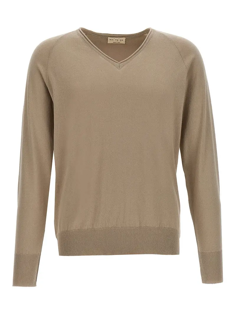 Maglia in cotone Beige