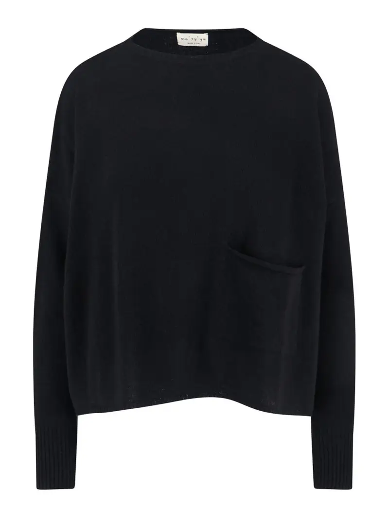 Maglia In Lana Vergine E Cashmere Nero