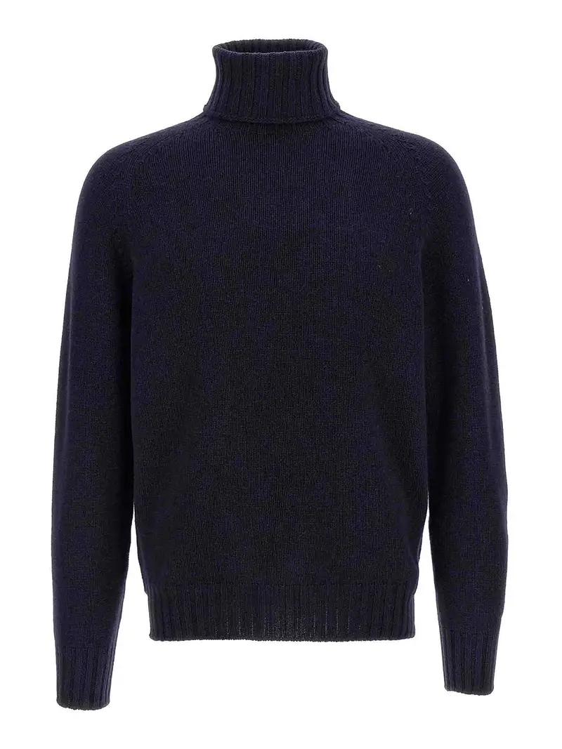 Maglione a collo alto Blu