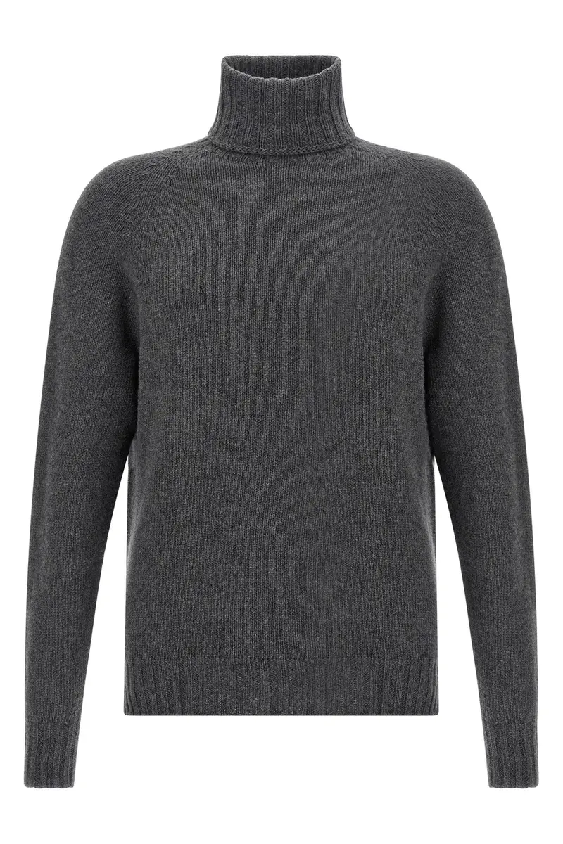 Maglione Collo Alto Grigio
