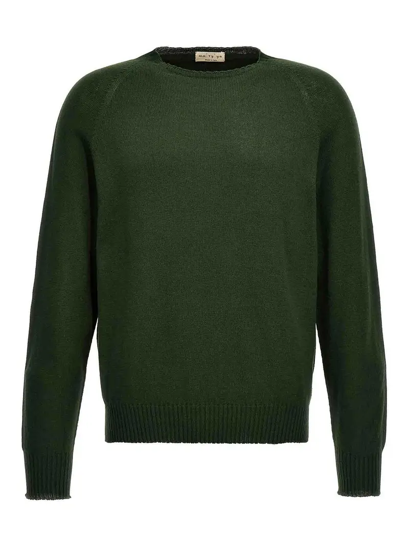 Maglione Girocollo Verde
