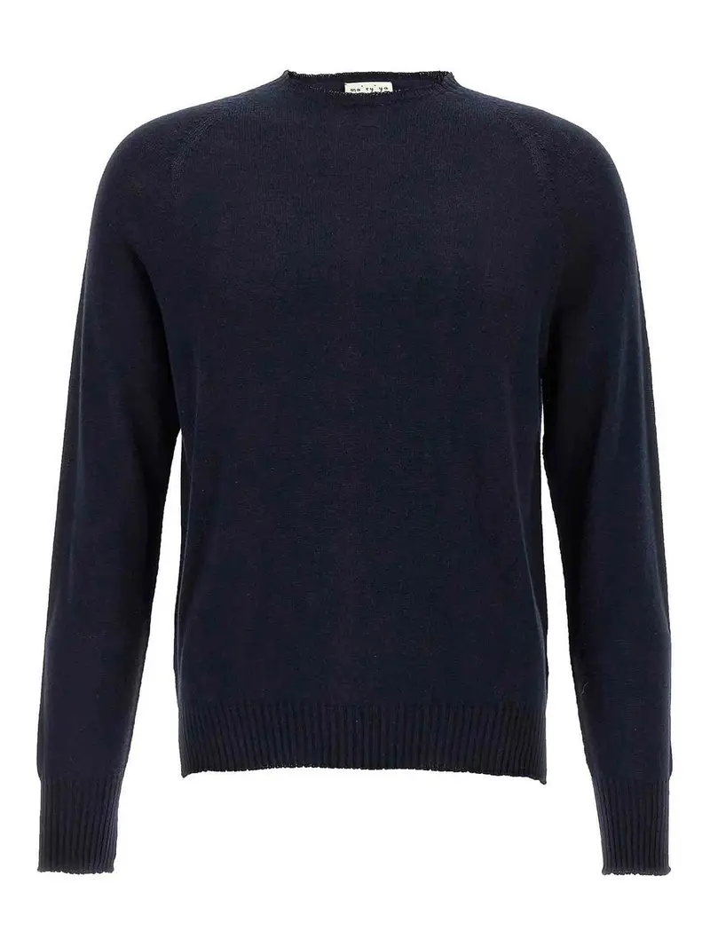Sighi di cotone cashmere Blu