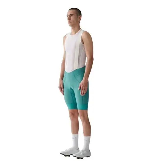 Team Bib Evo - pantaloncini ciclismo con bretelle - uomo Green