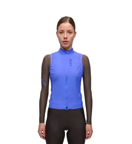 Team Flow - gilet ciclismo - donna Blue