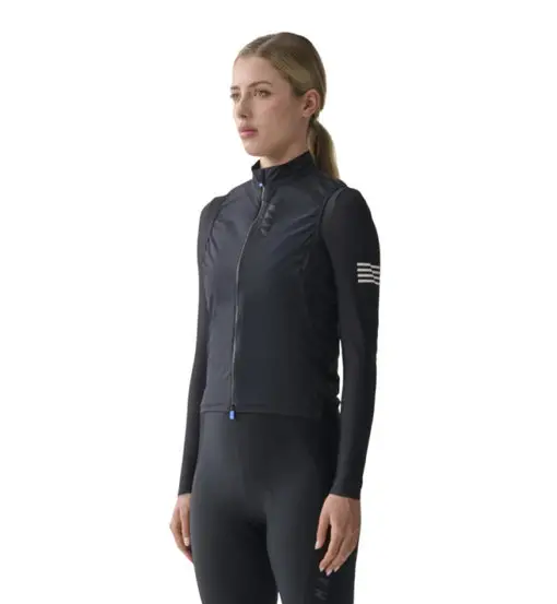 Team Flow - gilet ciclismo - donna Jet Black