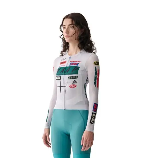 Ws Drome Pro Air LS 3.0 - maglia ciclismo maniche lunghe - donna White