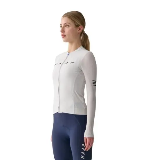 Ws Evade Pro Base LS 2.0 - maglia ciclismo - donna White