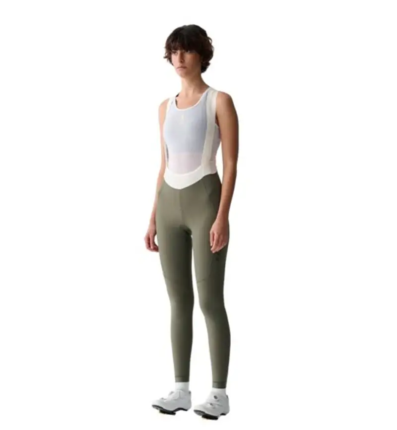 Ws Team Bib Evo Cargo - pantaloni ciclismo - donna Green