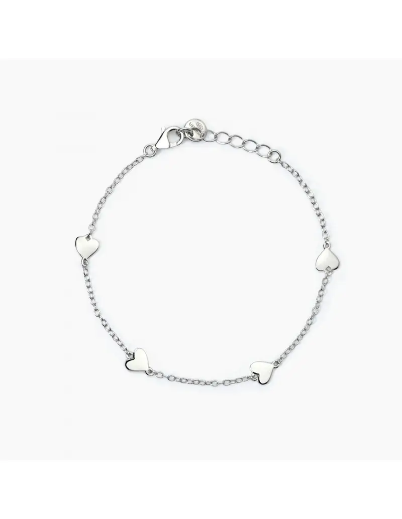 Bracciale bambina MABINA Mon Amour 533770 in argento con cuoricini