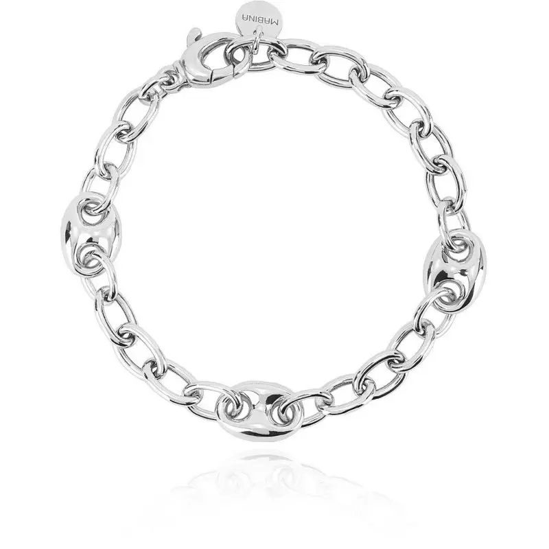 Bracciale Catena Donna Argento 925 Gioiello Mabina Gioielli