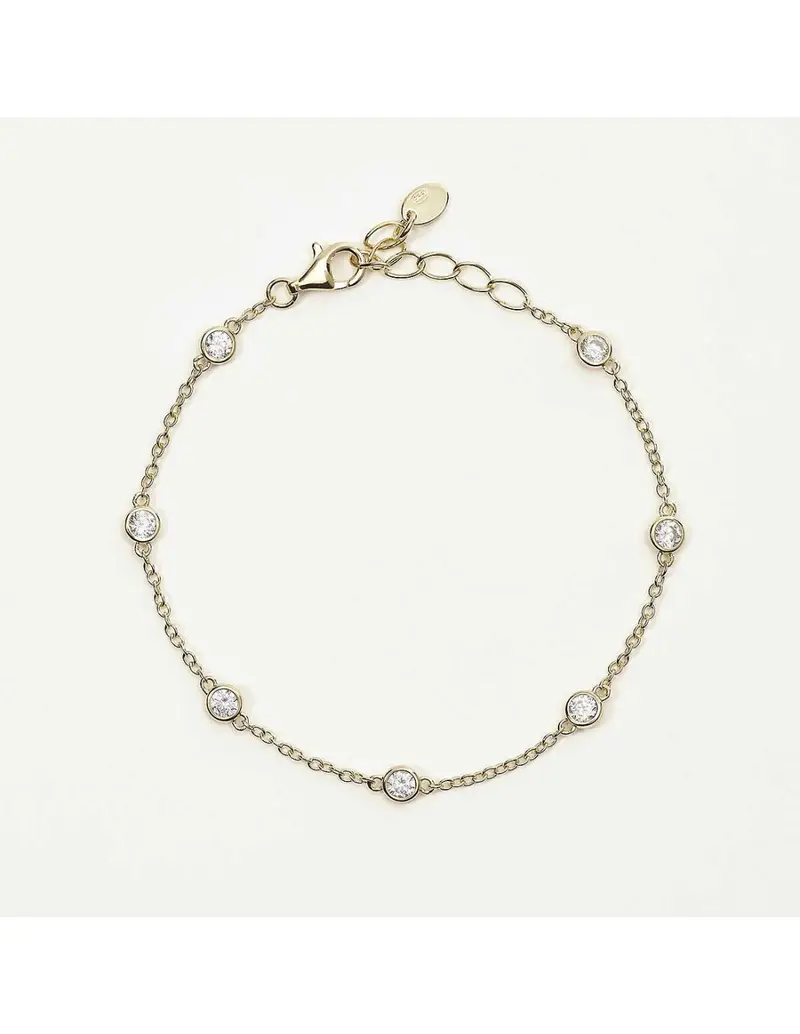 Bracciale MABINA in argento 925 533559 Gold White
