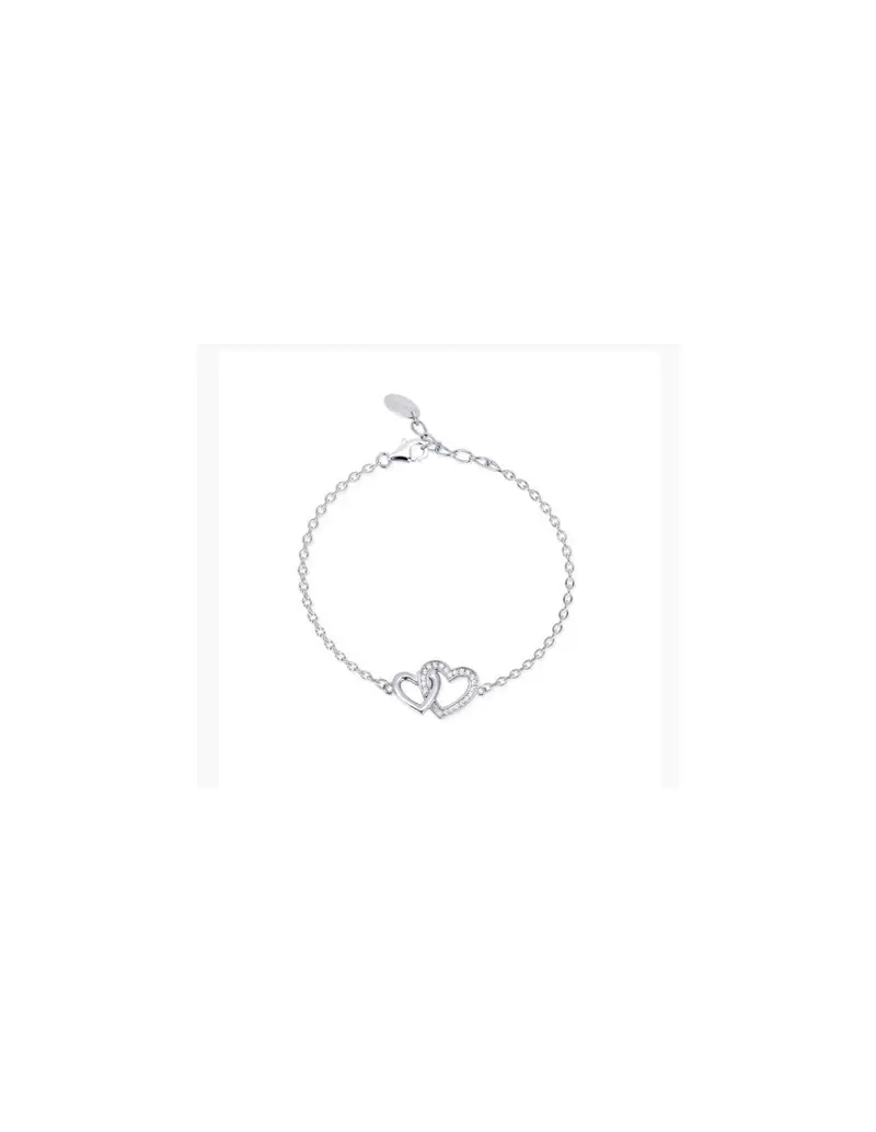 Bracciale MABINA in argento 925 e zirconi - 533191 Cuori