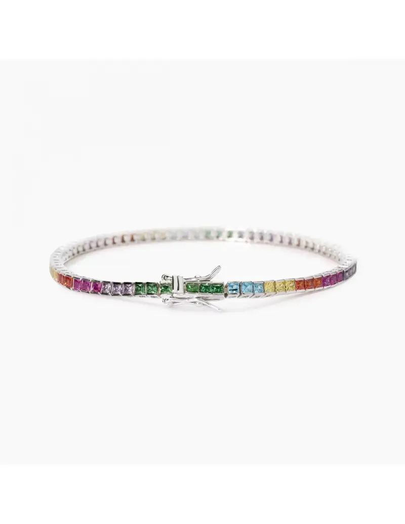 Bracciale tennis MABINA Tennis Club 533881-16 in argento 925 con cristalli - Misura 16 cm