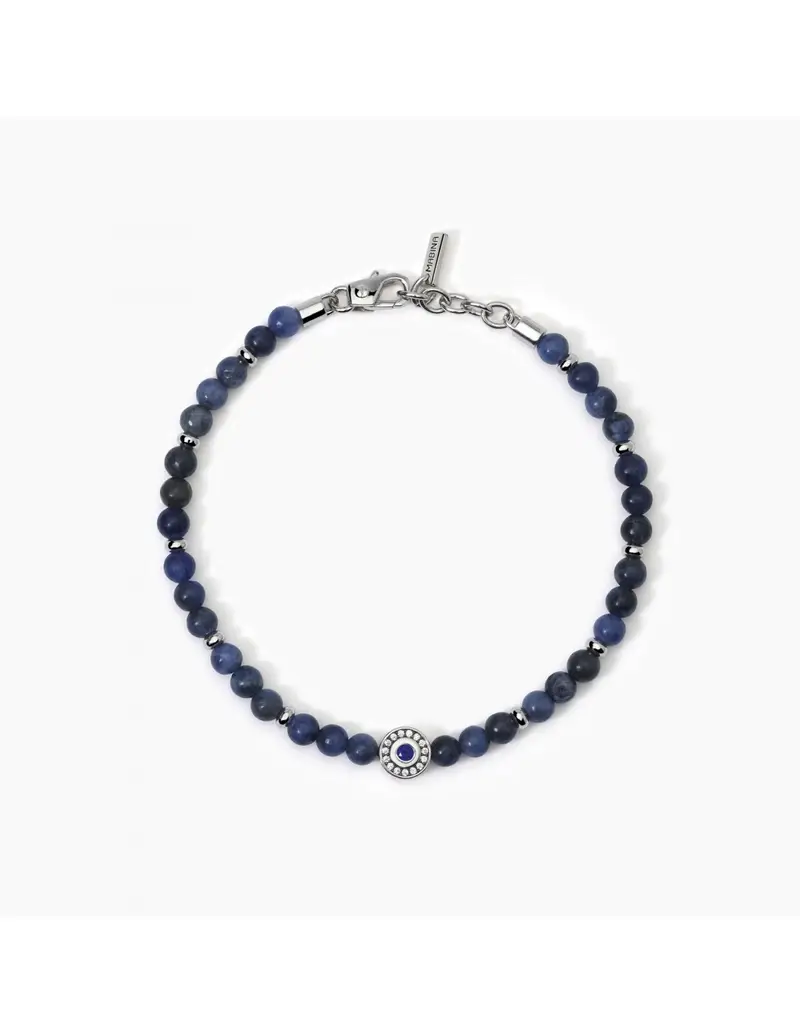 Bracciale Uomo MABINA Beniamino 533806 in argento e sodalite