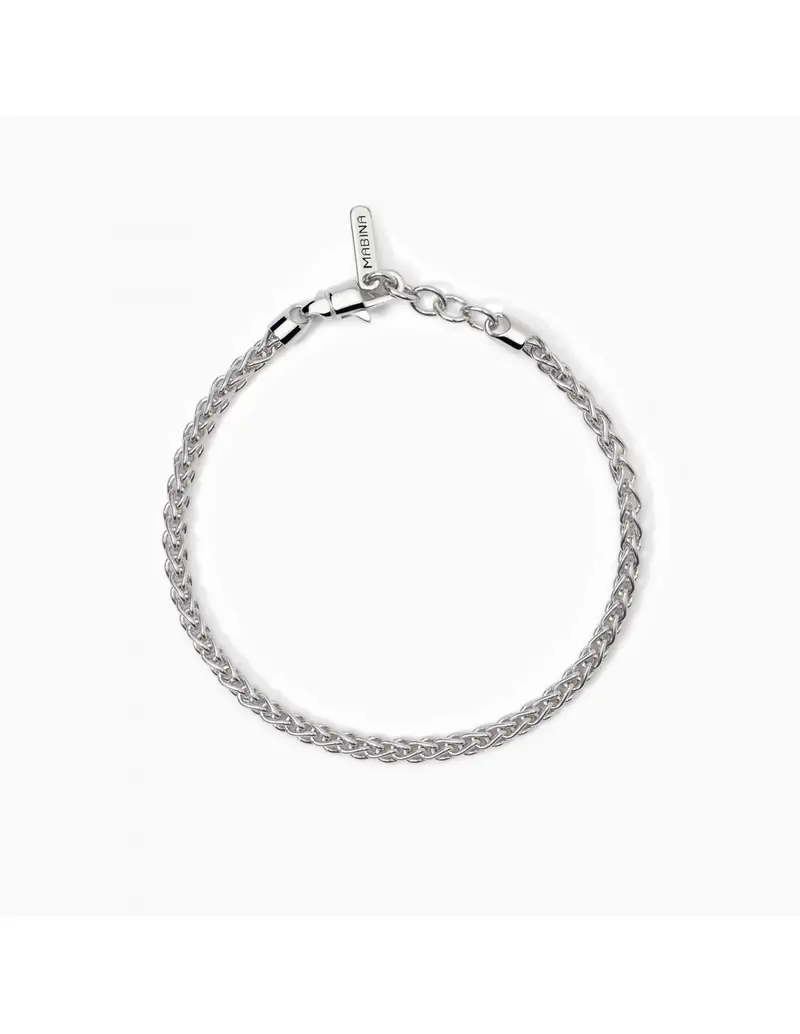 Bracciale Uomo MABINA Every Day 533801 in argento con catena a spiga