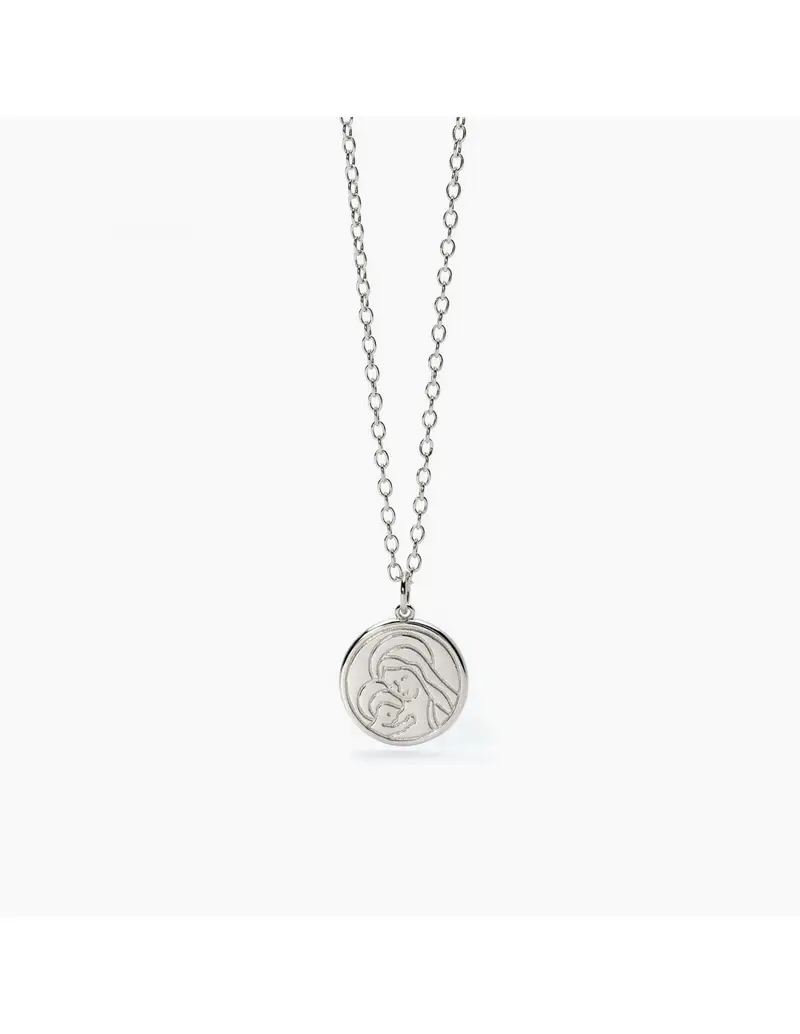Collana bambina/o MABINA Credo in Te 553626 in argento con medaglia religiosa