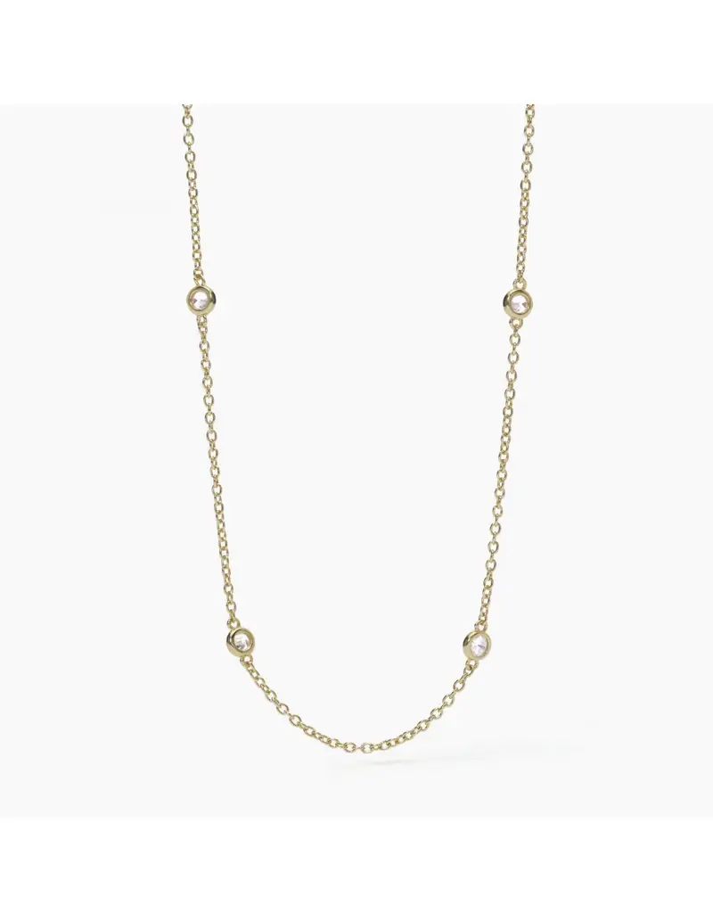 Collana MABINA in argento 925 dorato Spotlight 553505