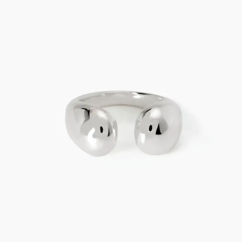 Anello Chunky Aperto In Argento Buonumore