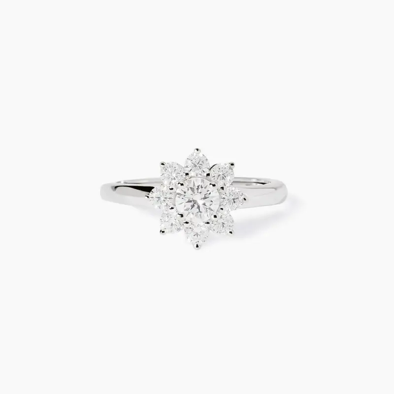 Anello Con Fiore In Zirconi Eden