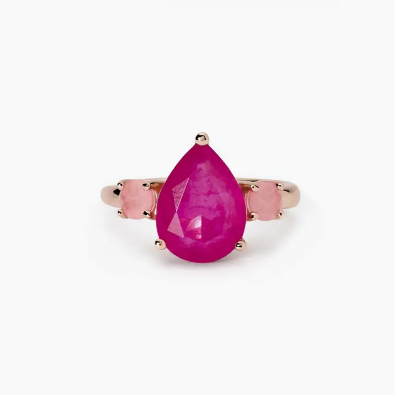 Anello Con Fusion Stone Rosa Santorini