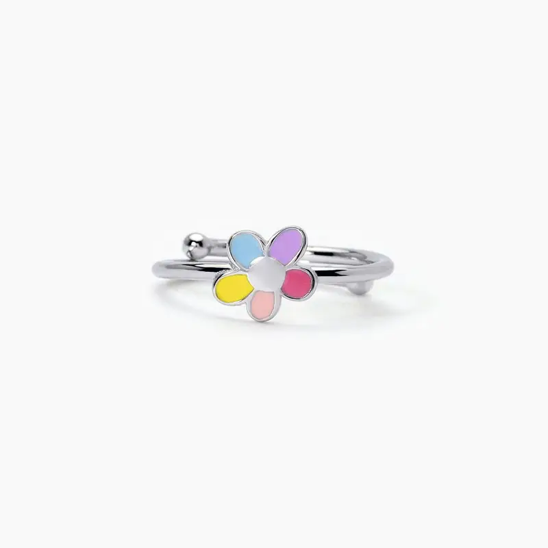 Anello In Argento Con Fiorellino Bloom