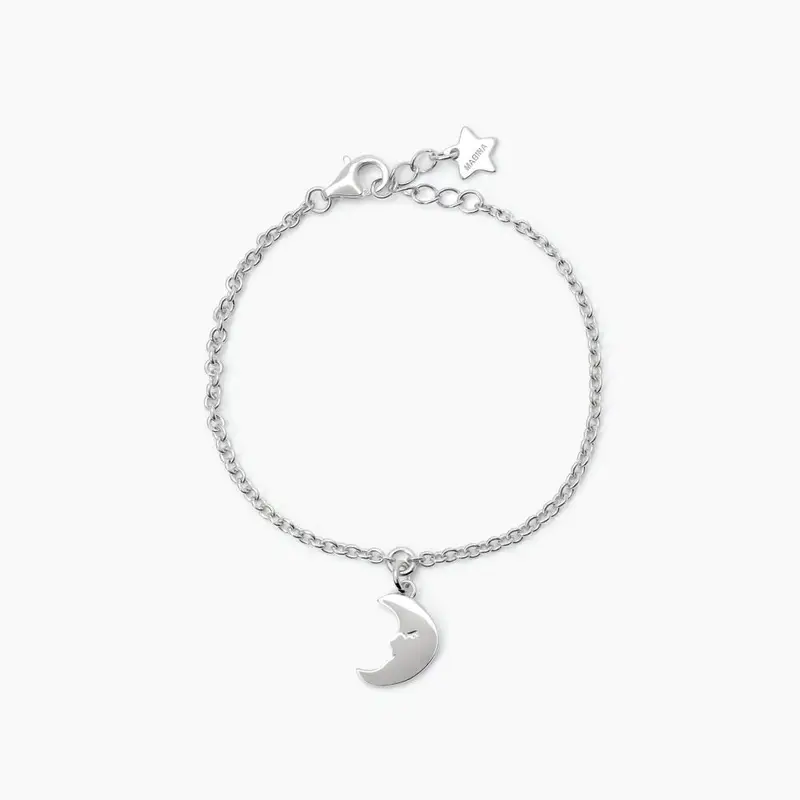 Bracciale Argento Con Luna Blue Moon