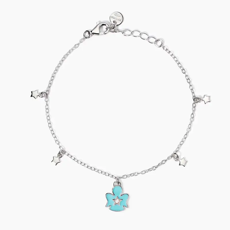 Bracciale Con Angioletto E Stelline Baby Angel