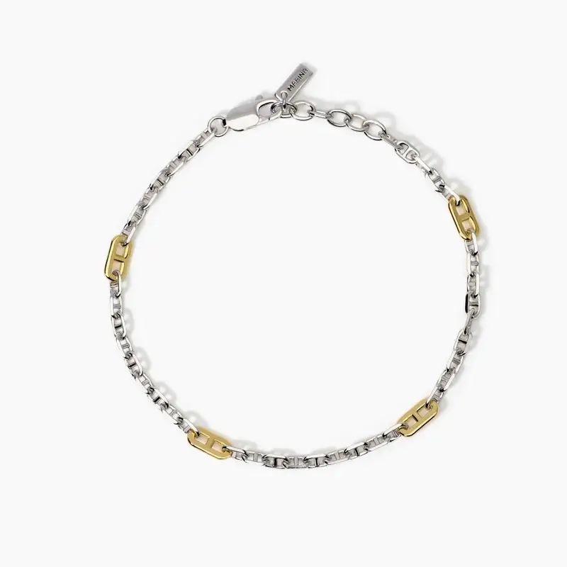 Bracciale Con Elementi Placcati Oro Skipper