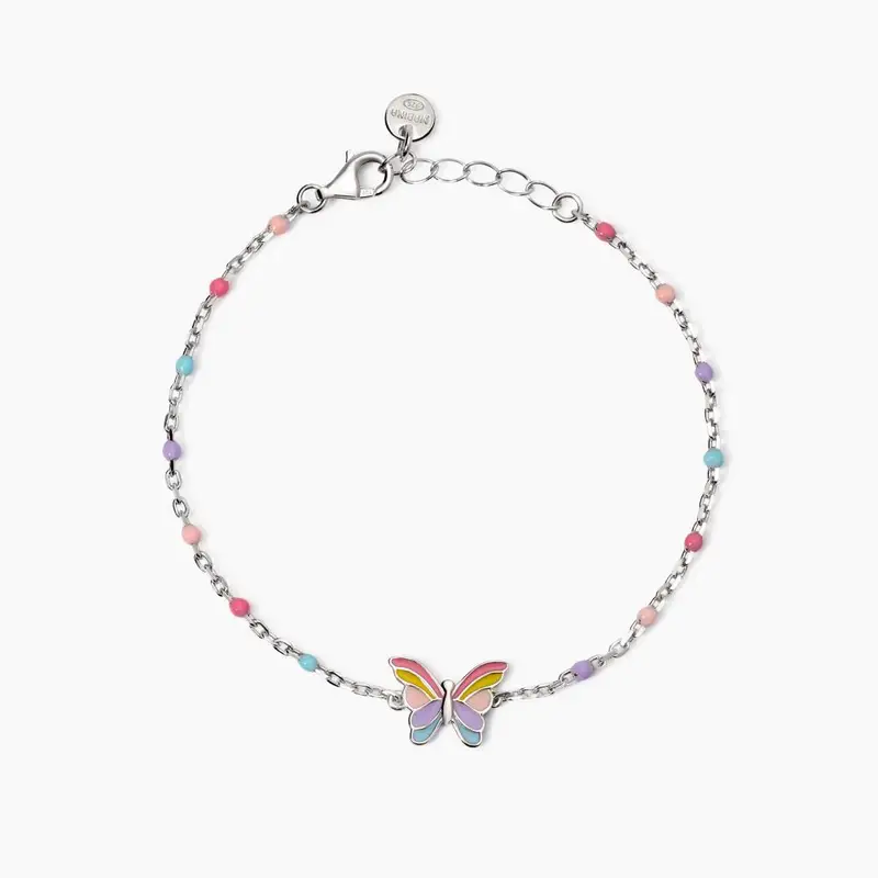Bracciale Con Farfallina Smaltata Butterfly