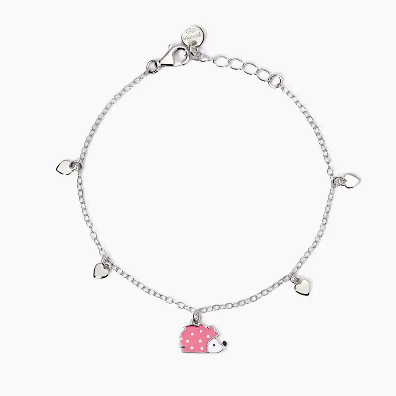 Bracciale Con Riccio E Cuoricini Ciccio