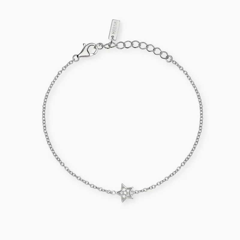 Bracciale Con Stella In Diamanti Lab-grown 0,009 Carati