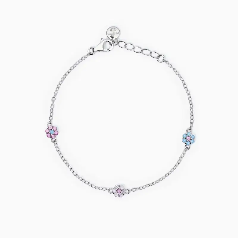 Bracciale Da Bambina Con Fiorellini Fior Fiore