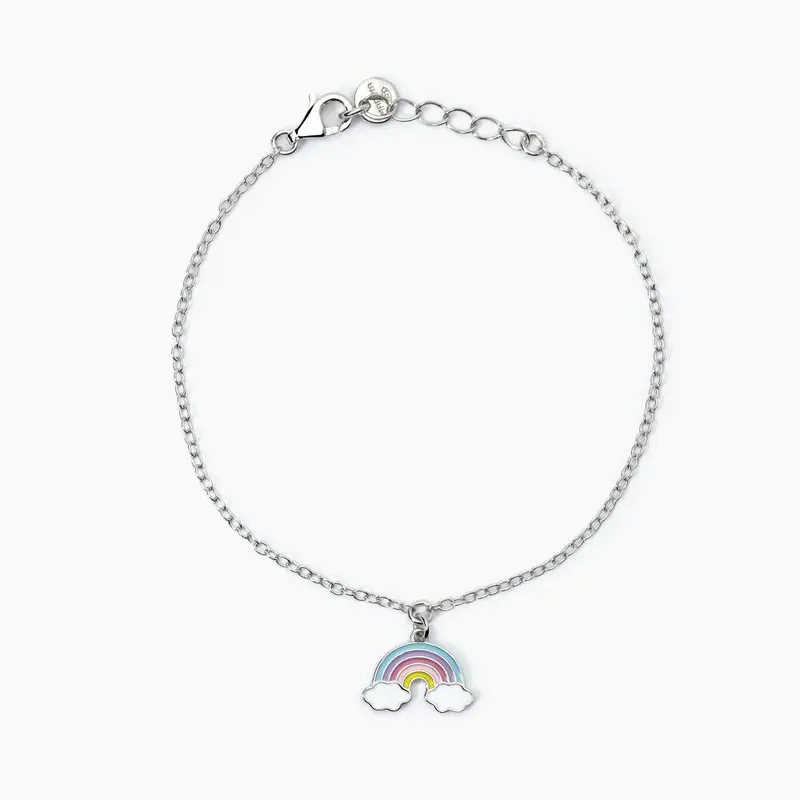Bracciale In Argento Con Arcobaleno Rainbow