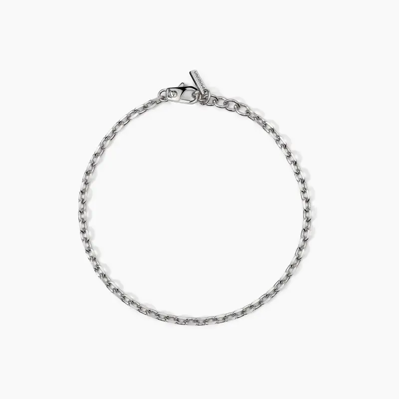 Bracciale In Argento Con Catena Forzatina Every Day