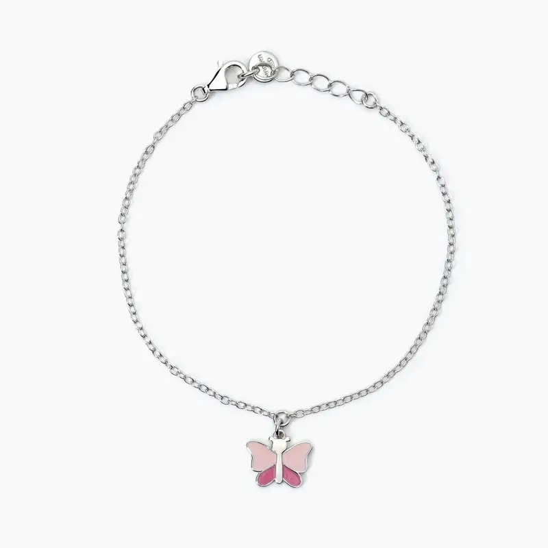Bracciale In Argento Con Farfalla Butterfly