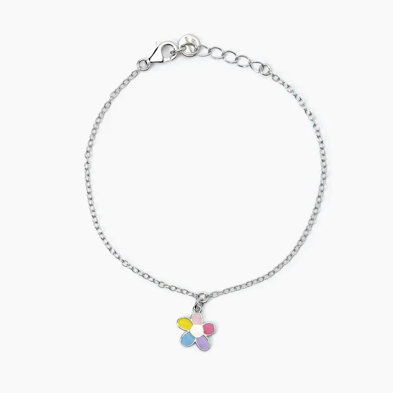 Bracciale In Argento Con Fiorellino Bloom