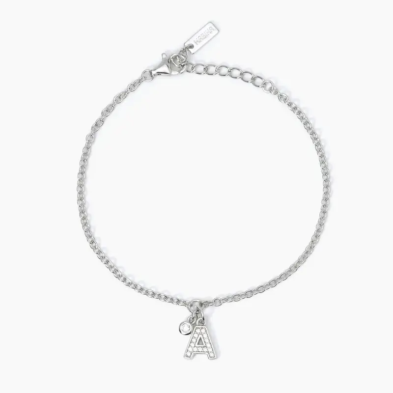 Bracciale Lettera Equot;aequot; A, B, Cool