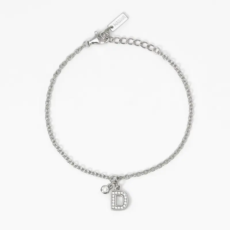 Bracciale Lettera Equot;dequot; A, B, Cool