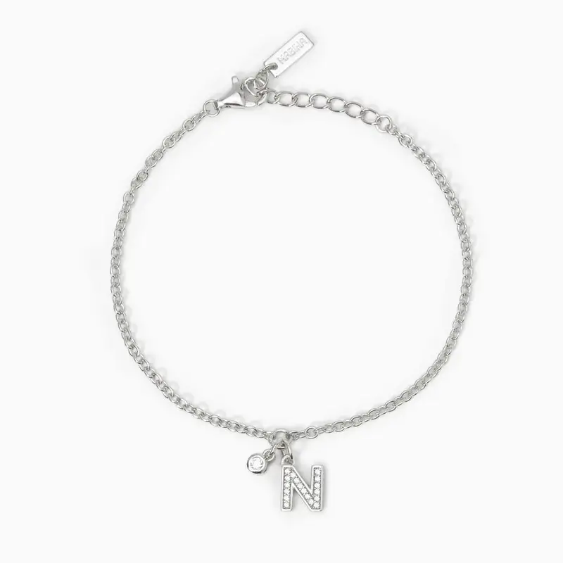 Bracciale Lettera Equot;nequot; A, B, Cool