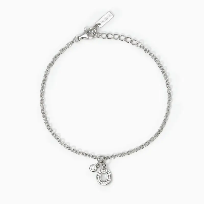 Bracciale Lettera Equot;oequot; A, B, Cool