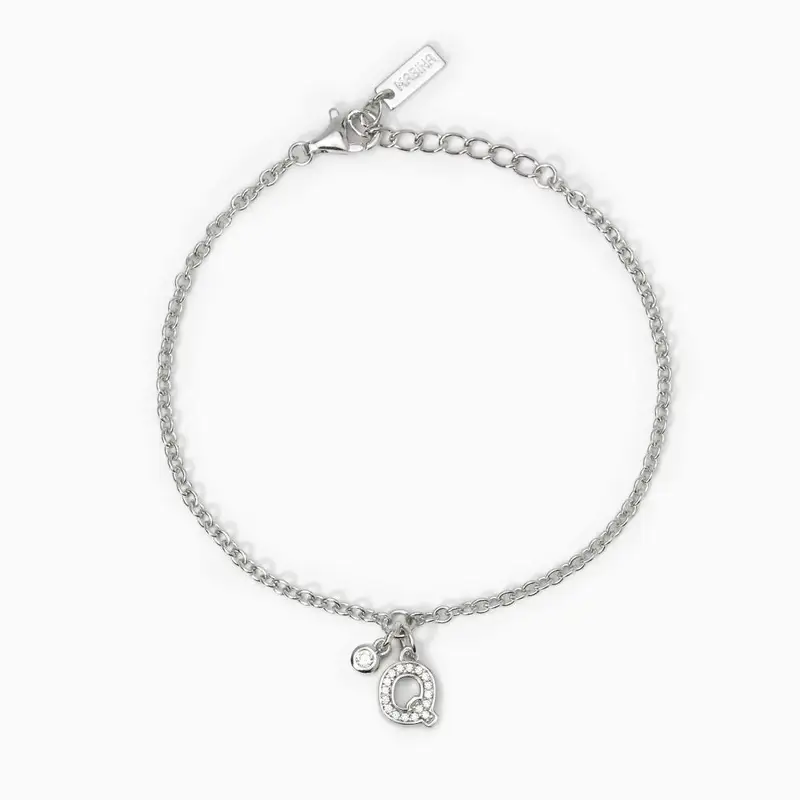 Bracciale Lettera Equot;qequot; B A, B, Cool