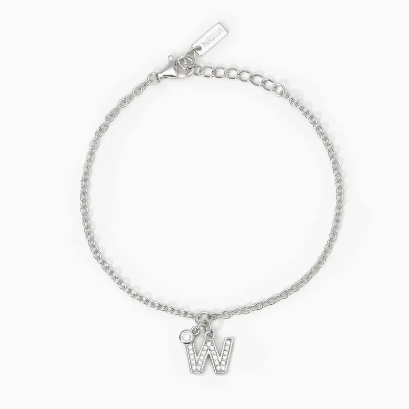 Bracciale Lettera Equot;wequot; A, B, Cool